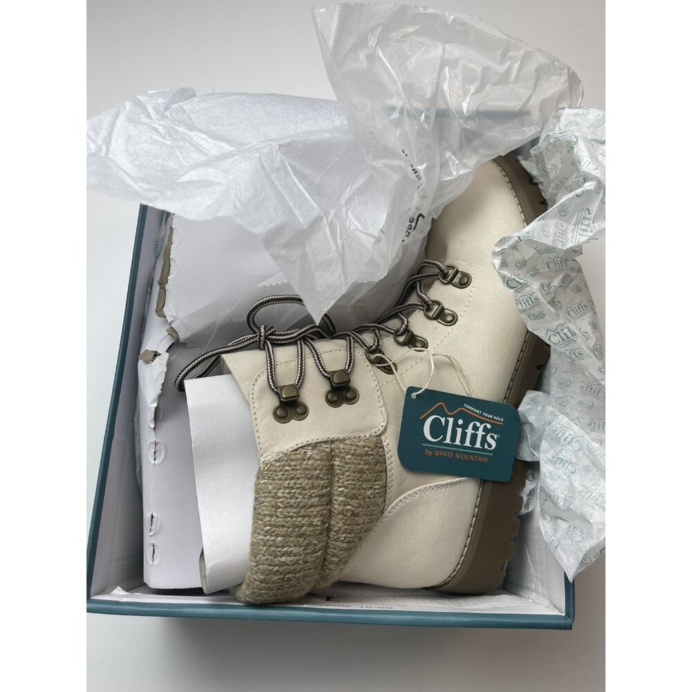 New Cliffs White Mountain Boots Women's Size 11 Lug Sole Ankle Shoes Booties - Picture 3 of 9